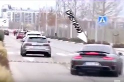 بالفيديو .. رونالدو يقود سيارته بتهور