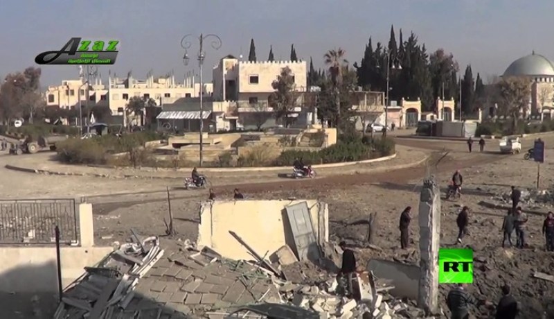 بالفيديو.. آثار قصف مستشفى للأطفال بسوريا