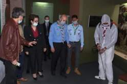 بالصور.. إنطلاق عملية تعقيم المواقع والمتاحف الأثرية