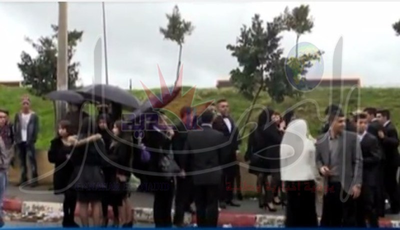 بالفيديو تلاميذ الباكالوريا يحتفلون بـ 100 يوم قبل الامتحان