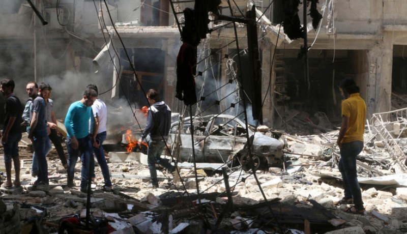 7 قتلى و70 جريحا جراء سقوط قذائف صاروخية  بحلب في سوريا