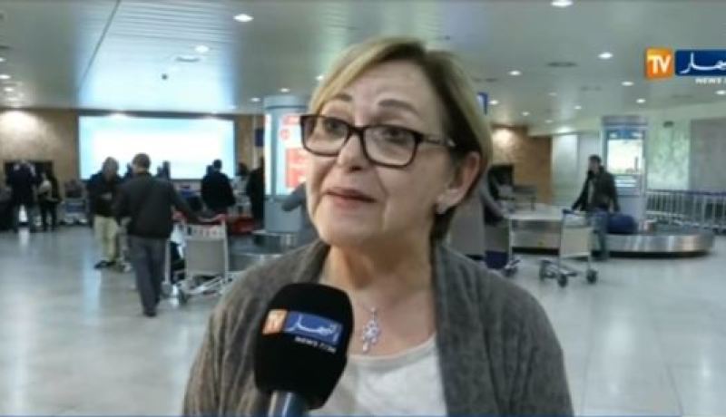 بالفيديو هاشتاغ “كلنا بهية راشدي”.. وهذا ما قالته فور عودتها إلى أرض الوطن