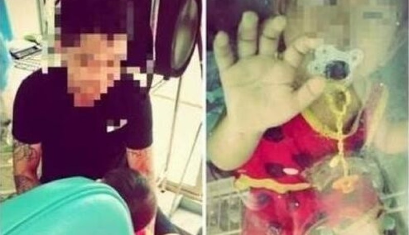 بالصور.. والد وضع طفله للبيع في ثلاجة