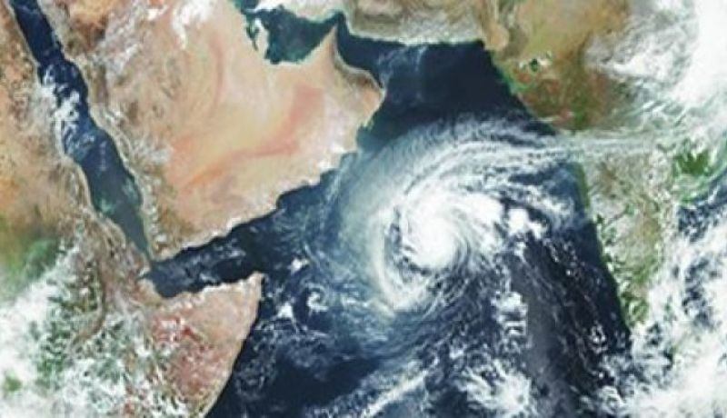 إعصار شابالا يضرب اليمن