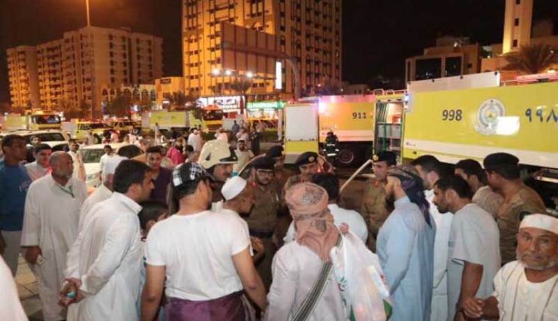 إخلاء فندق في مكة إثر نشوب حريق