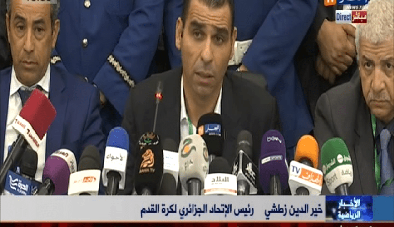 زطشي يعد بتطوير الكرة الجزائرية ومحاربة “الخلاطين”