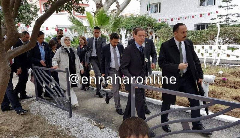 بالصور …زوجة أردوغان تفتتح روضة ببن طلحة في العاصمة
