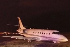 بالصور.. طائرة رونالدو تتعرض لحادث في برشلونة