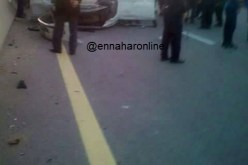 بالصوروالفيديو .. قتيل و14 جريح في إصطدام بين 4 شاحنات و12 سيارة بسكيكدة