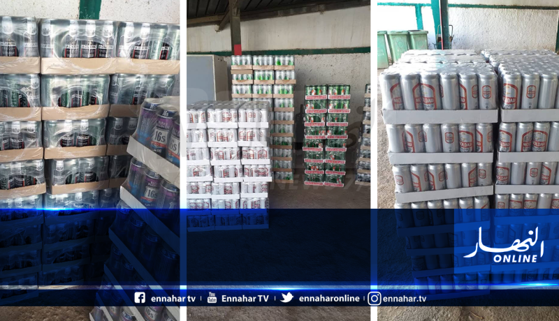 الدرك يحبط تهريب 6480 قاروة خمر من وهران إلى بلعباس