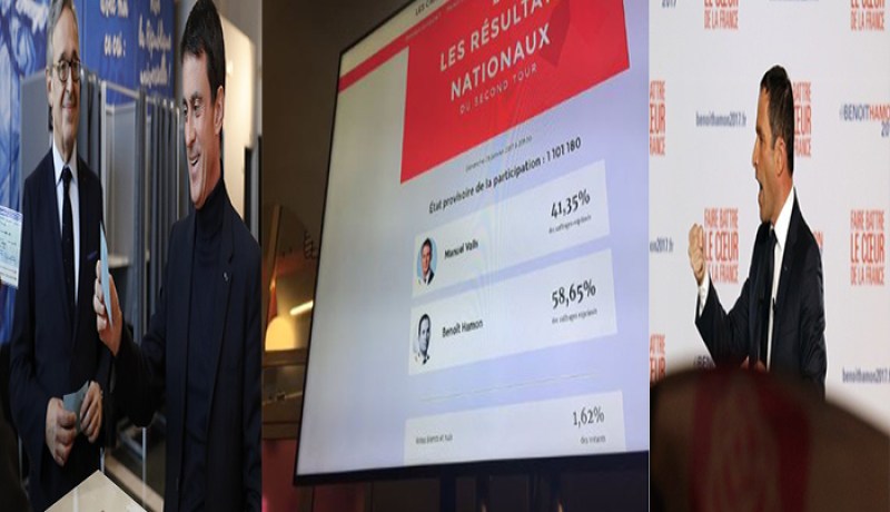 هامون يفوز بفارق كبير على فالس في الانتخابات التمهيدية لمرشحي اليسار بفرنسا