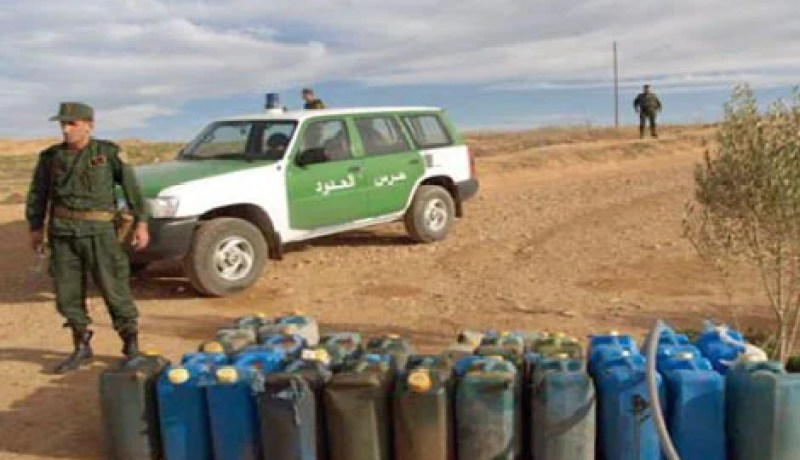 حجز 8730 لتر من الوقود المهرّب نحو المغرب في تلمسان