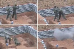 ربع مليون مشاهدة لجندي‮ ‬رمى قنبلة‮ ‬يدوية في‮ ‬وجهه