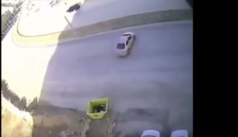 بالفيديو.. حوادث مرور غريبة بأحد الشوارع
