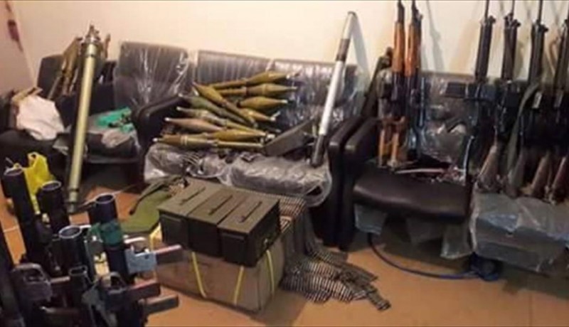 العثور على مخزن للأسلحة بسبها الليبية