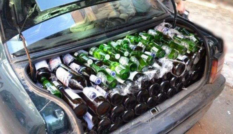 حجز 4 آلاف  قارورة خمر في البيض