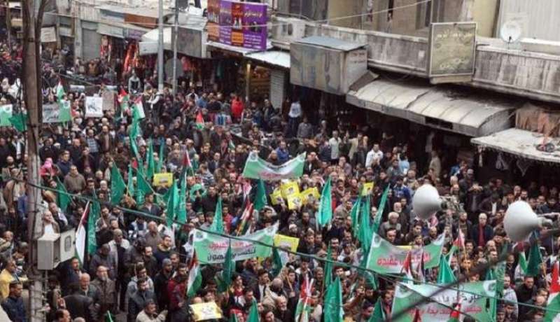 آلاف الأردنيين يحتجون ضد قرار ترامب بشأن القدس