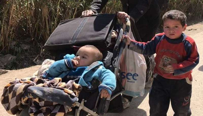 30 طنا من المساعدات الإنسانية الروسية تصل إلى الغوطة الشرقية