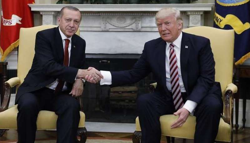 أردوغان وترامب يبحثان آخر التطورات في سوريا