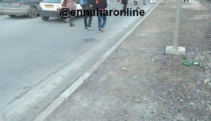مواطنون يغلقون الطريق الوطني بأوقاس في بجاية