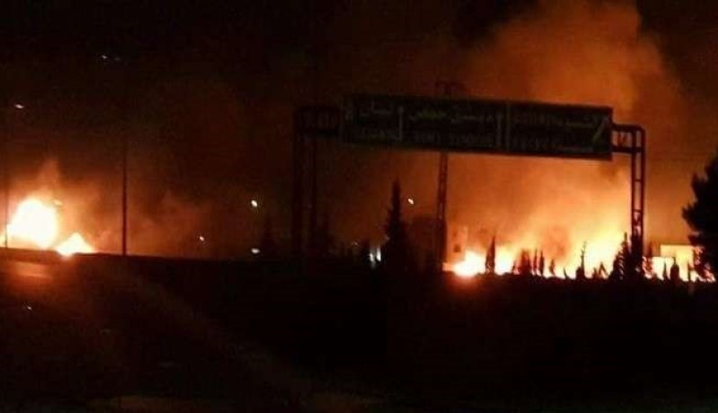 الجيش السوري يتصدى لهجوم صاروخي صهيوني قرب الكسوة بدمشق
