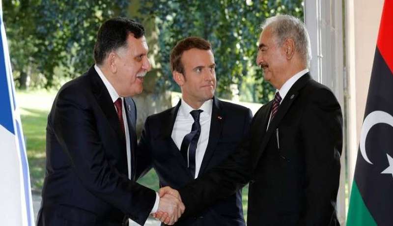ماكرون يجمع الفرقاء في ليبيا