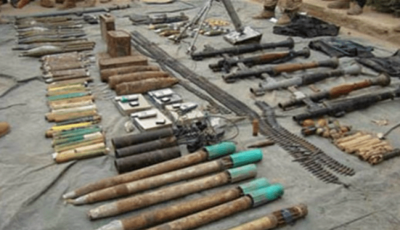 العثور على مخابئ أسلحة ثقيلة و مضادة للطائرات ببن قردان