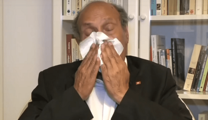 شاهد.. المرزوقي ينهار بالبكاء حزنا على مرسي