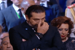 شاهد.. موقف مؤثر للحريري أثناء جنازة جاك شيراك