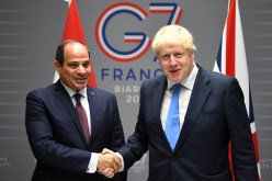 السيسي يتباحث مع رئيس الوزراء البريطاني حول ليبيا
