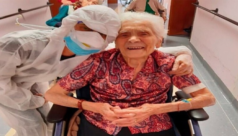 بعد قرن على نجاتها من الإنفلونزا الإسبانية.. معمرة تنجو من كورونا!