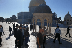 لأول مرة.. مستوطنون يتجولون على صحن قبة الضخرة