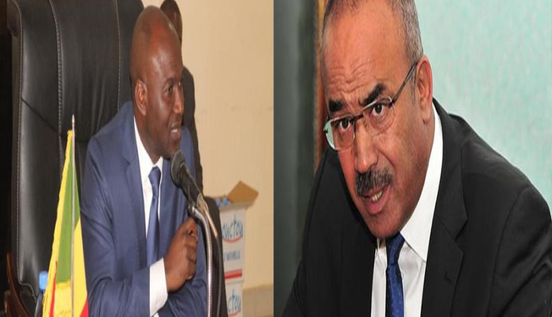 بدوي يتحادث مع نظيره المالي