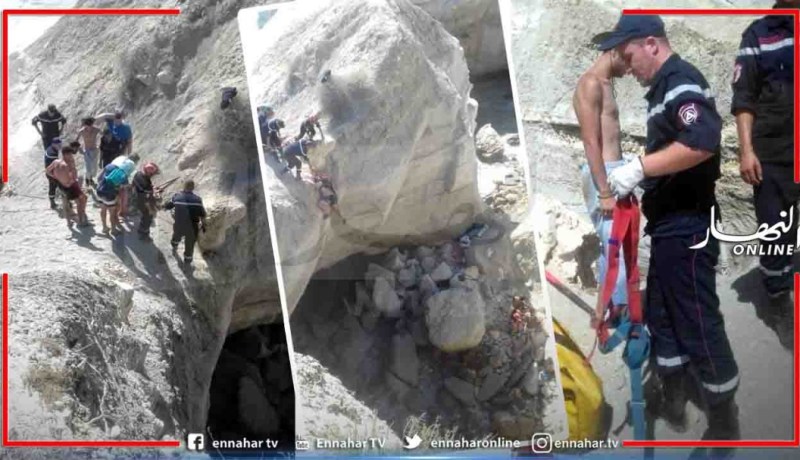 عين تموشنت.. إنقاذ شخصين حاصرتهما أمواج البحر الهائج