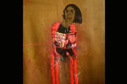 رسام سوري يهنئ ترامب بلوحة “الرئيس لا يكذب”