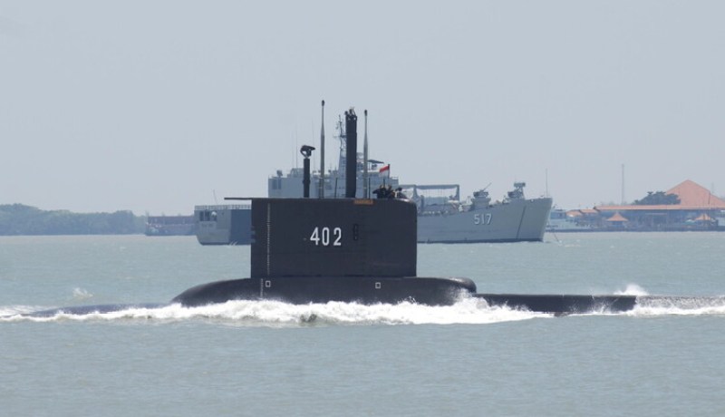 إندونيسيا تعلن العثور على الغواصة المفقودة على عمق 850 مترا