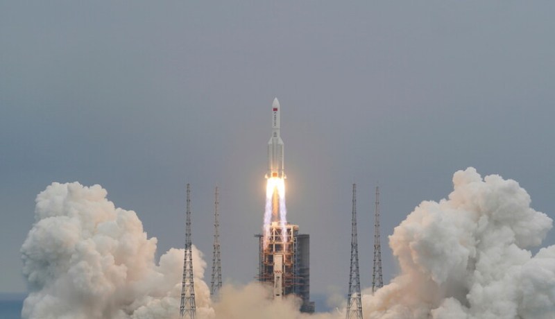 الجمعية الفلكية السورية: جسم الصاروخ الصيني سيعبر فوق سوريا على 02:48 فجرا