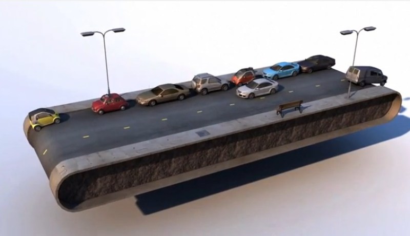 شاهد بالفيديو والصور كيف تسير سيارة من تلقاء نفسها دون التحكم فيها