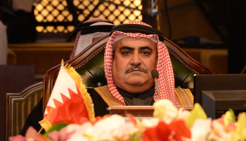 وزير الخارجية البحريني يؤكد أن إيران تهدد الدول العربية مثل داعش