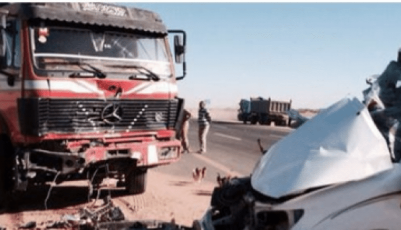 5 قتلى كلهم شباب بعد اصطدام سيارة بشاحنة في قالمة