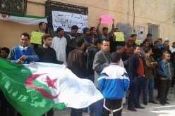 وقفة إحتجاجية للشباب البطال  في إيليزي