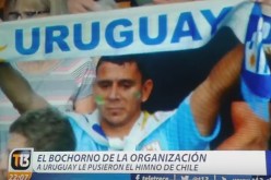 شاهد خطأ فادح في كوبا أمريكا .. عزف نشيد تشيلي بدل الأوروغواي