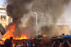 حريق يلتهم محلات تجارية بعمارة مصنفة في الخانة الحمراء بالقصبة