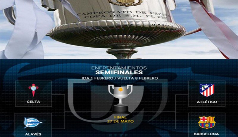 مواجهة نارية بين برشلونة وأتلتيكو مدريد في نصف النهائي  كأس الملك