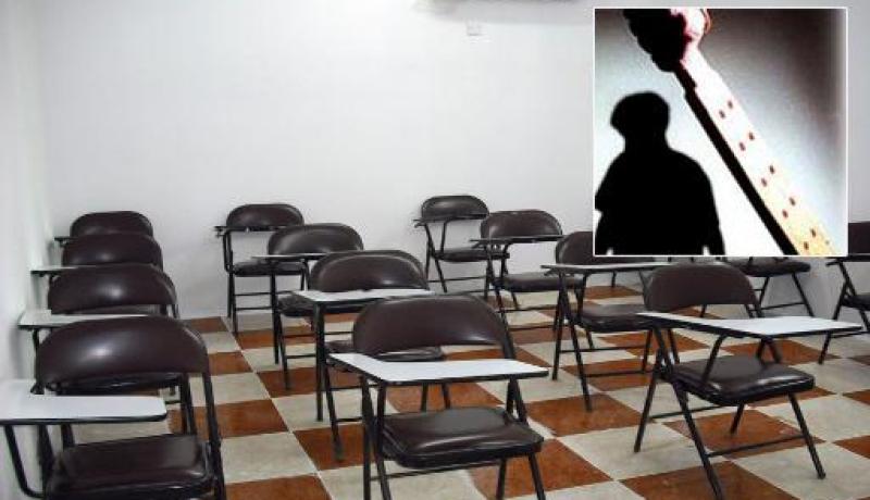 شاهد ردة فعل تلميذ أراد استاذه أن يضربه