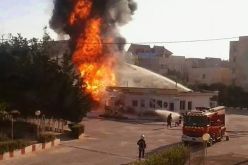 نشوب حريق بمركز تعبئة قارورات الغاز في وهران