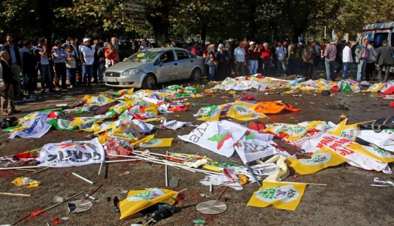 بالصور تركيا.. ضحايا في تفجير وسط أنقرة