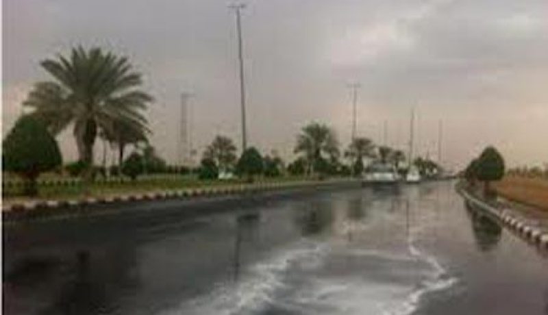 النشرة الخاصة للأحوال الجوية تتوقع أمطار مصحوبة برعود