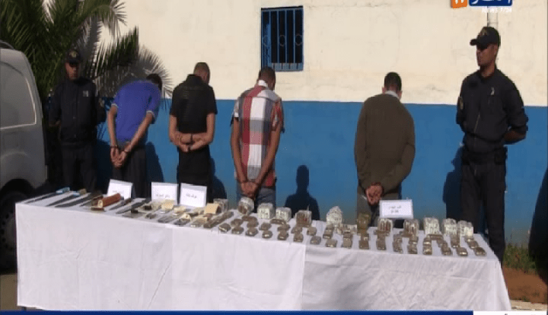 توقيف 5 مجرمين و حجز 8 كلغ من الكيف في براقي بالعاصمة
