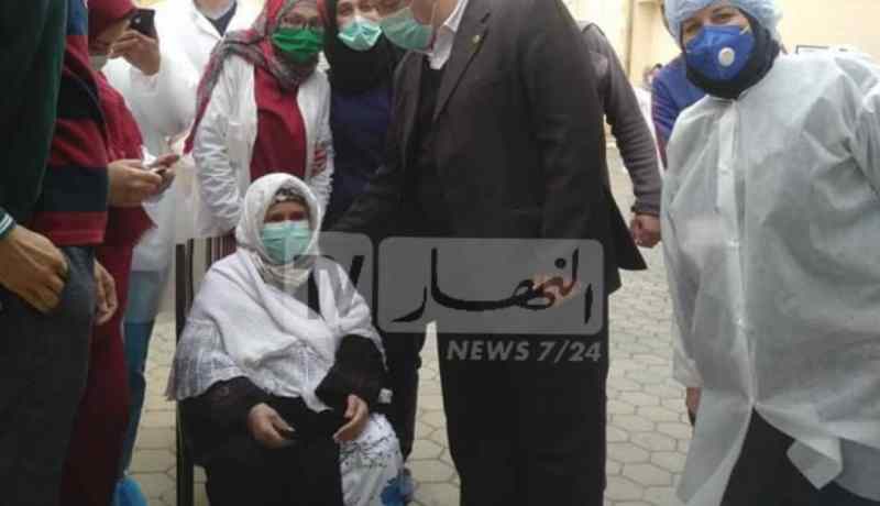 5 مرضى يغادرون مستشفى يسعد خالد المرجعي لعلاج الكورونا بمعسكر